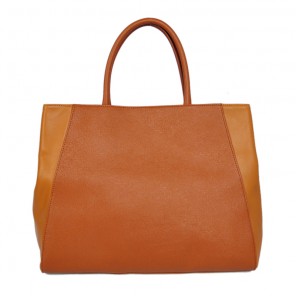 Fendi 2Jours Bag coffee Calfskin Leather