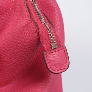 Hermes 37cm paris bombay clemence leather in Peach