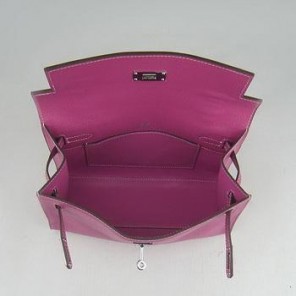 Hermes Kelly 22CM Cattle Neck Stripe Peach