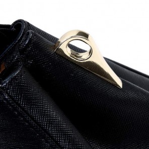 Hot Sell Prada Small Saffiano Leather Tote Bag BN1849 Black