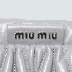 Miu Miu Matelasse Nappa Leather Tote Bags 90281 Grey