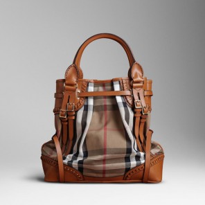 MEDIUM CHECK BURBERRY WHIPSTITCH BAG