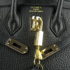 Hermes Birkin 25CM Black (gold)