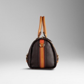 MEDIUM LEATHER BOWLING BAG