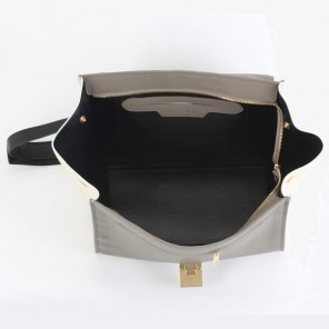 Celine Trapeze Bags in Grey Bordeaux