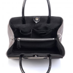 Fendi Fall Winter 2012 2Jours Black Original Croco Leather Tote Bag