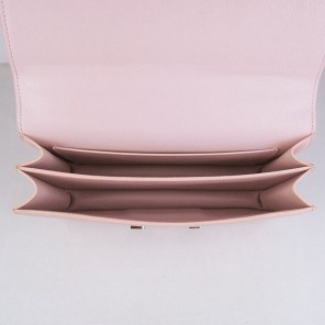 Hermes Constance Togo Leather Single Bag Pink Silver Hardware H020