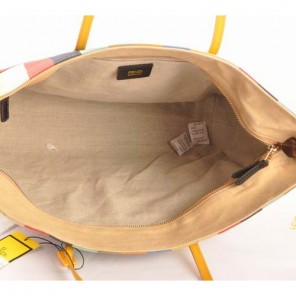 Fendi Fall Winter 2012 Pequin Shoulder Bag F2480 Camel