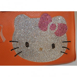 Hermes Birkin Hello Kitty 35CM Togo Leather Bag Orange HK0001