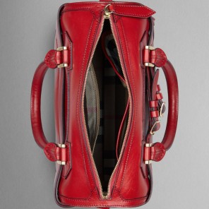 MEDIUM BRIDLE LEATHER BOWLING BAG