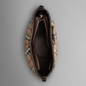 SMALL HAYMARKET CHECK CROSSBODY BAG