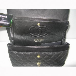 Chanel Black color with Gold chain