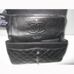 Chanel Black color with Silver chain