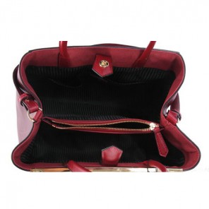 Fendi Fall Winter 2012 2Jours Bordeaux Original Leather Tote Bag F001