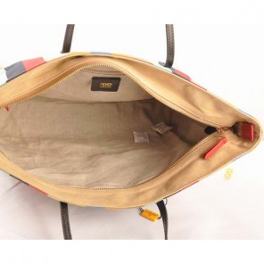 Fendi Fall Winter 2012 Pequin Shoulder Bag F2480 Yellow