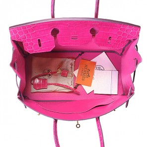 Hermes Birkin 35CM Crocodile leather in Light Peach with Gold hardware