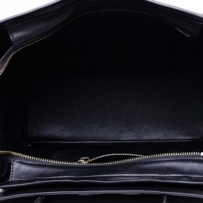 Celine Luggage Mini Boston Bags Original Leather&Horsehair Blue