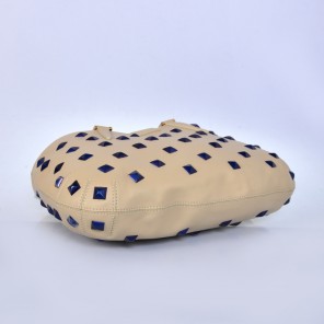 Fendi Borsa Multi-Color Studded Satchel