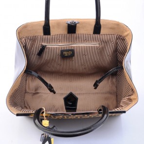 Fendi 2Jours Fabric Tote Bag F2552M