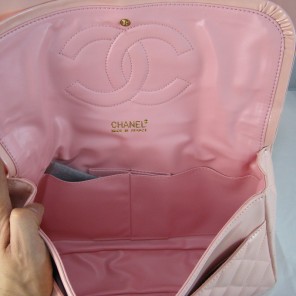 Chanel Pink color with Gold chain