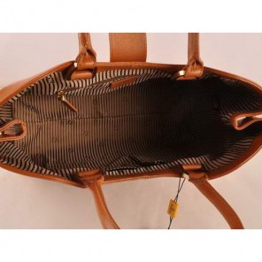 Fendi 2jours Saffiiano Leather Tote Bag 2546 Tan