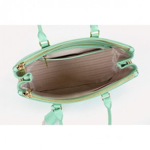 New Prada Classic Saffiano Leather Medium Tote Bag BN1801 Green