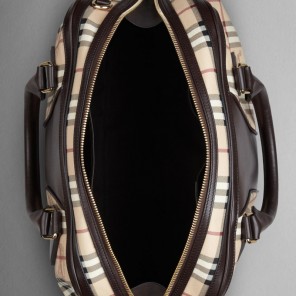 LARGE HAYMARKET CHECK BOWLING BAG