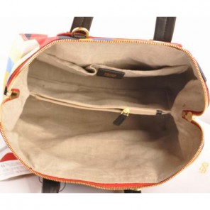 Fendi Fall Winter 2012 Pequin Tote Bag F2545 Black