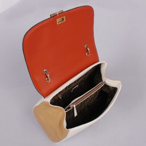 2012 new Fendi handbags Pillow bag FD9106 dark green with white