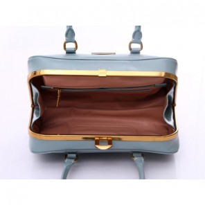 Hot Sell Prada Saffiano Leather Tote Bag BL0809 water blue