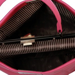 Fendi Peekaboo Bag Rosy Calfskin Leather F2292