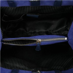 Fendi 2Jours Original Leather Tote Bag F2552M Blue