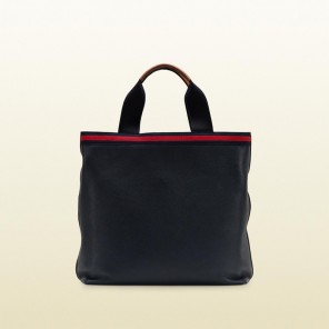 gucci signature web tote with laptop compartment