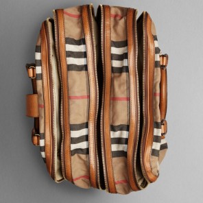 LARGE CHECK BOWLING BAG