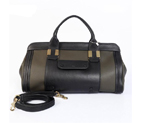 2013 Chloe alice leather tote handbag 322272 black&blackish green 322272