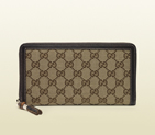 2013 Gucci zip around wallet with tassel and bamboo detail 232977 F4G1G 9776