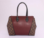2013 Louis Vuitton Monogram Canvas Tote W PM M40941 Burgundy M40941