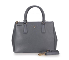 2013 Prada Classic Saffiano Tote Bag 1786 in Dark Grey 1786