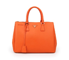 2013 Prada Classic Saffiano Tote Bag 1786 in Orange 1786