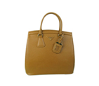 2013 Prada Saffiano Lux Tote Leather Handbag BR2404 in Apricot BR2404