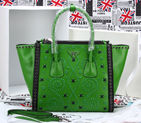 2014 Prada BN2619E Original Saffiano Leather Tote Bag in Green BN2619E