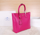 2014 Prada Original Leather Tote Bag BN2773 Rose BN2773
