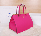 2014 Prada Saffiano Cuir Leather Tote BN2760 in Rose BN2760