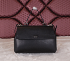 2014 Prada Smooth Leather Tote Bags BN2796 Black BN2796