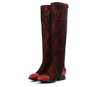 2015 Alexander women Stretch lace Boots AXD0010