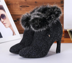 2015 Dior women Fur boots DSW0086