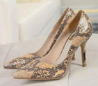 2015 Dior women new arrivals snake stripes high-heeled shoes DSW0133