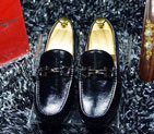 2015 Ferragamo men shoes in patent leather LFM0012