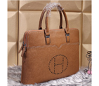 2015 Hermes Briefcase Calf Leather H9543 Wheat H9543