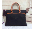 2015 Hermes Briefcase Original Calf Leather H62183 Large tote bag Black H62183